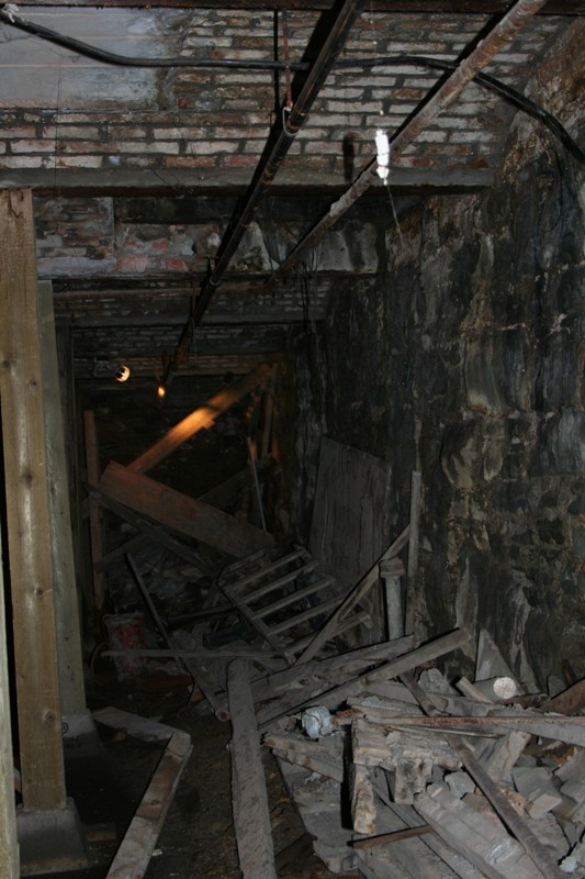 Underneath Seattle's streets.  There is a fantastic story about this.  Ask me about it some day.