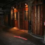 Restored bar entrance in the underground