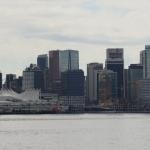 Panoramic view of the Vancouver skyline taken from Lonsdale Quay