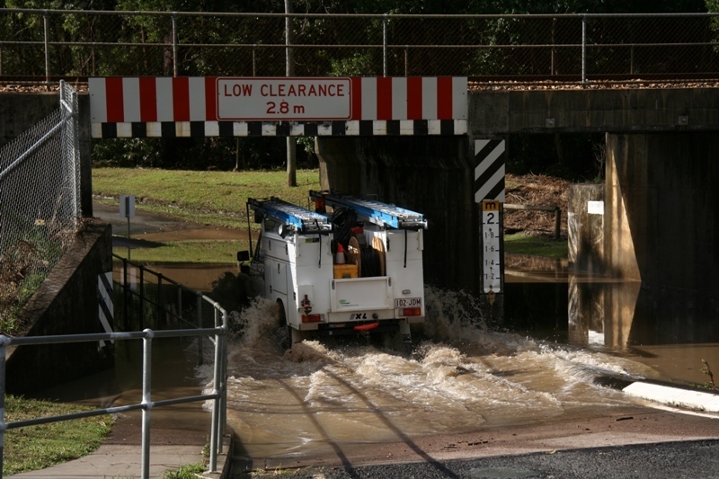 Low clearance, high water...