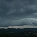 Panoramic view of the Nambour storm.