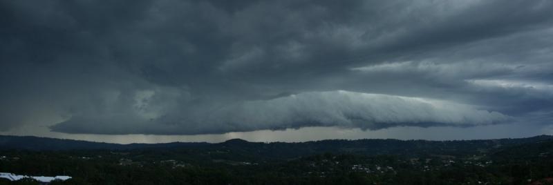 Panoramic view of the Nambour storm.