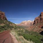 Zion Canyon is one of the most spectacular sights you will ever see.  This is taken from the main road going through the Canyon.