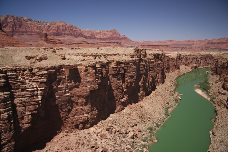 The Colorado River at Marble Canyon, Arizona.