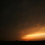 This was the storm that went on to produce the EF-5 Greensburg wedge tornado.  Pratt, Ks.