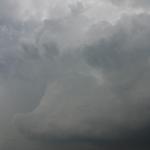 A line of storms developed ahead of the dryline.  This was one near Larned, Ks.