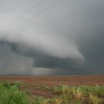 The cell wrapped up a bit near Trousdale, Ks but was suffering a little from lack of instability.