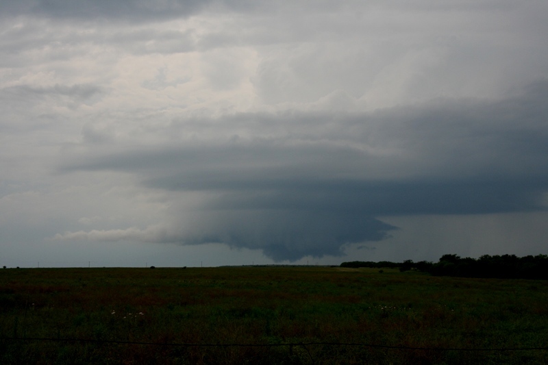 Could this thing have any more layers?  Looking west from near Woodson, Tx.