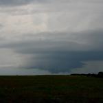 Could this thing have any more layers?  Looking west from near Woodson, Tx.