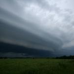 A few other chasers were watching this as it headed east across north Texas.  East of Graham, Tx.