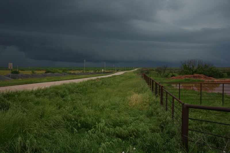 Another local chase around the Wichita Falls, Texas area.  This was looking west from about 15mi S of Wichita Falls, Tx.