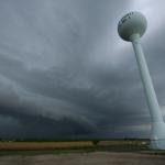 The leaning tower of water.  Taken at 10mm.  Shows the lens distortion nicely.  Near Holliday just S of Wichita Falls, Tx.