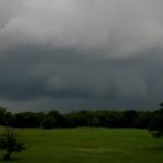 Closer version of the lowering.  This cell was producing a few CG's.  N of St Jo, Tx.