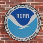 The familiar NOAA logo.