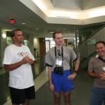 Brad, Chris, Esa and Jimmy inside the Natinoal Weather Centre.  Norman, Oklahoma.