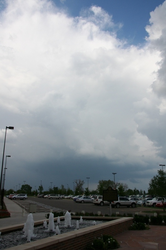 After our tour, we walked out the front of the National Weather Centre and fittingly, there was a storm. Norman, Oklahoma.