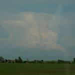 Another explosive pulse storm, this time off to our east near Tulsa.  Taken looking east from near Perry, Ok.