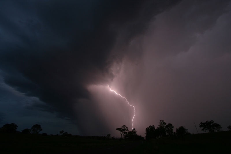 Looking S from about 10km N of Woolooga.  Taken at 10mm.