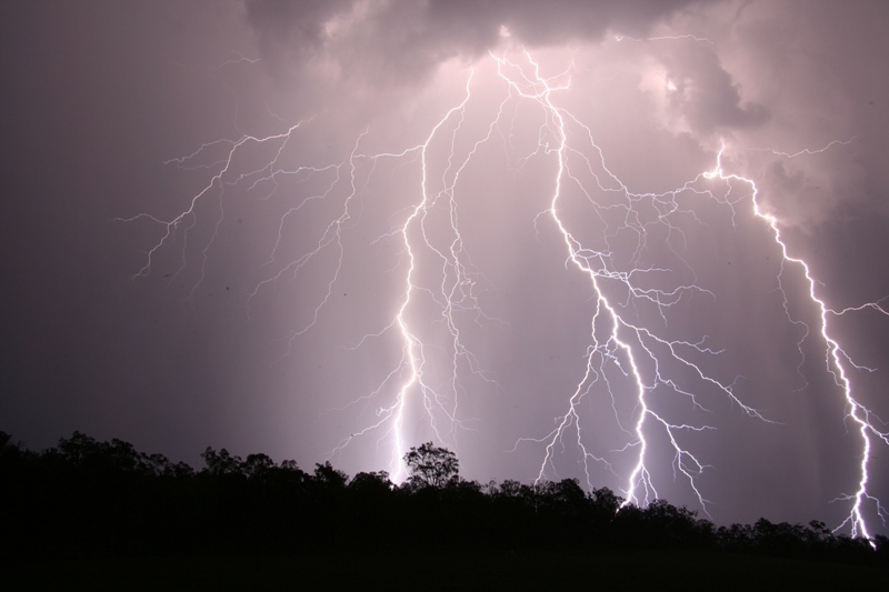 Between Kilkivan and Gympie...this was the last CG this storm put out...not a bad effort.