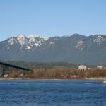 View looking north from Stanley Park