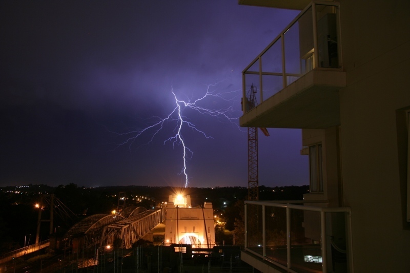 First storm of the season...from my balcony