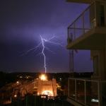 First storm of the season...from my balcony