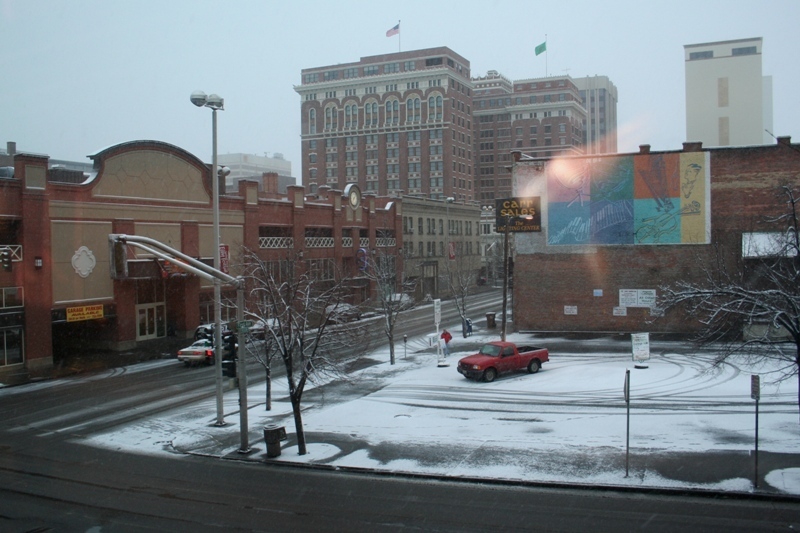 This is the town of Spokane in north eastern Washington State