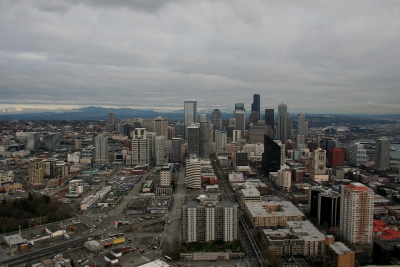 View of Seattle from the Space Needle