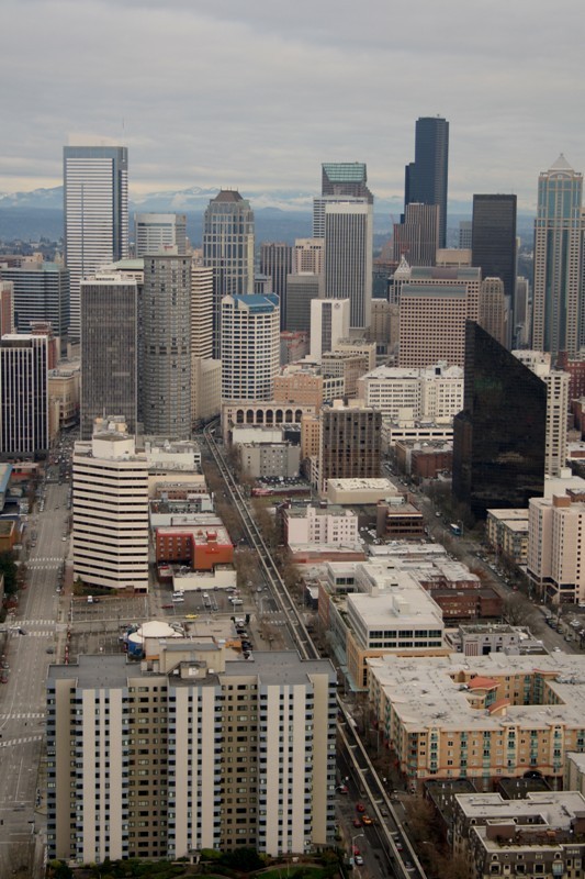 View of Seattle from the Space Needle