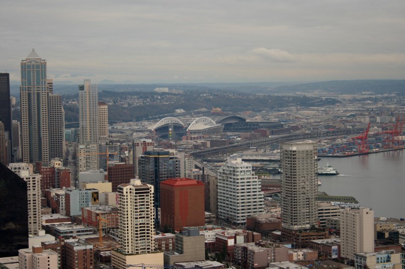 View of Seattle from the Space Needle