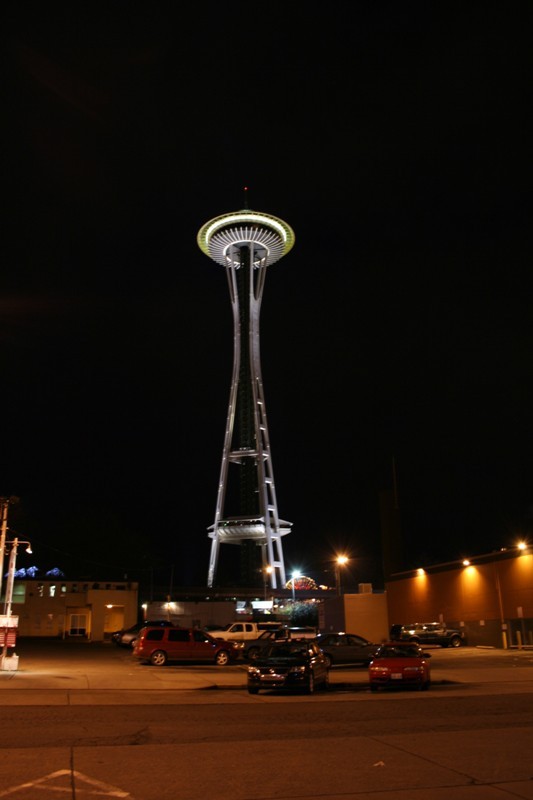 The Space Needle...built in 1961 and stands 604ft (184m) high 