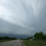 Another move saw us eyeing this now striated beast NW of Fredericksburg, Tx as it barreled down the road towards us.  