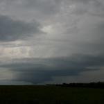 Sculpted tornado warned supercell with a low wall cloud near Throckmorton, Tx.  We were looking west from near Woodson, Tx.