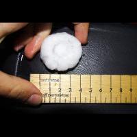 Giant hail near Warwick