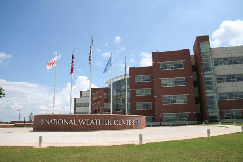 The new National Weather Centre building in Norman, Oklahoma.  Home of the SPC, NOAA, NWS, etc.