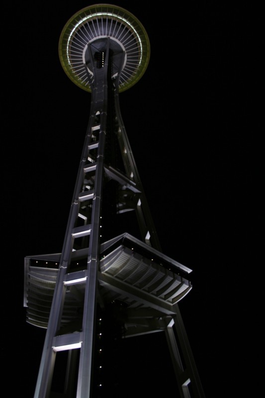 The Space Needle...built in 1961 and stands 604ft (184m) high 